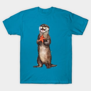 Otterly delighted Otter T-Shirt